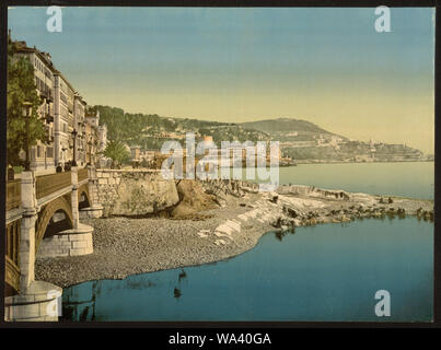 Boulevard du Midi, Nizza, Côte d'Azur Stockfoto