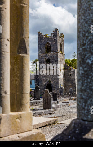 Ruinen der Cong Abbey auch als die königliche Abtei von Cong bekannt, im County Mayo Irland Stockfoto