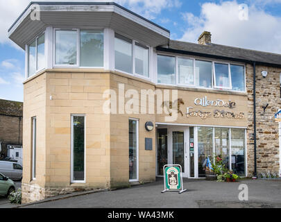 Allendale Forge Studios Galerie und Cafe in Allendale Stadt zu einem abgelegenen Dorf im Norden Pennine Bereich von Northumberland Stockfoto