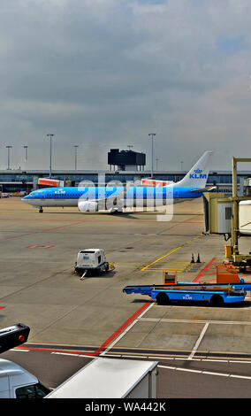 Der internationale Flughafen Schiphol Amsterdam Niederlande Stockfoto