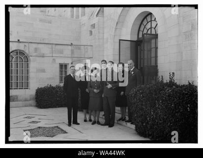 Moon Williamson Hochzeit, Gov't [d. h., der Regierung] Haus, Feb 9th, 1943 Stockfoto
