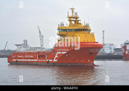 LNG-powered Offshore Supply Vessel Stockfoto