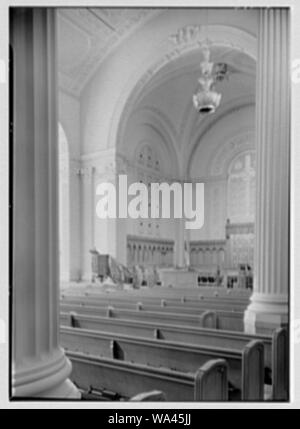 Brick presbyterianische Kirche, 91st St. und Park Ave., New York City. Stockfoto