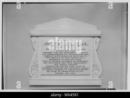 Brick presbyterianische Kirche, 91st St. und Park Ave., New York City. Stockfoto