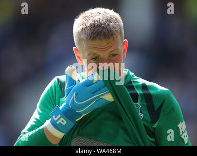 Jordan Pickford, FC Everton V FC Watford, 2019 Credit: Allstar Bildarchiv/Alamy Live News Credit: Allstar Bildarchiv/Alamy leben Nachrichten Stockfoto