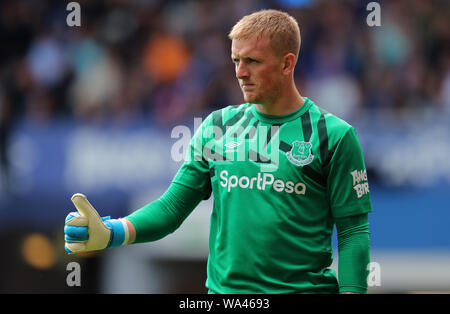 Jordan Pickford, FC Everton V FC Watford, 2019 Credit: Allstar Bildarchiv/Alamy Live News Credit: Allstar Bildarchiv/Alamy leben Nachrichten Stockfoto