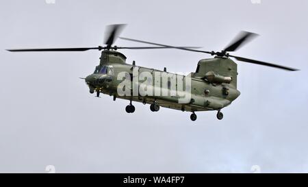 RAF Chinook an der Royal International Air Tattoo 2019 Stockfoto