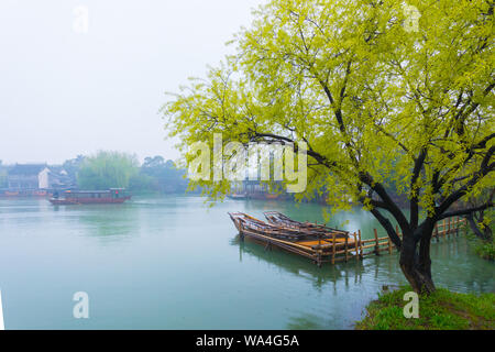 Jiaxing Stadt, Zhejiang Provinz, wuzhen Architektur Stockfoto