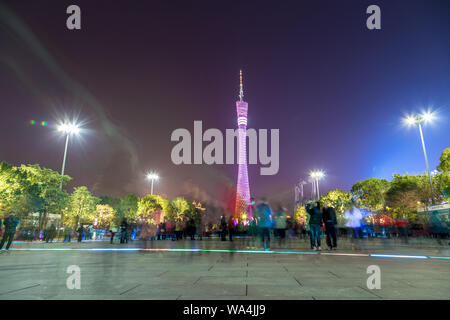 Stadt Guangzhou, Provinz Guangdong Landschaft Stockfoto