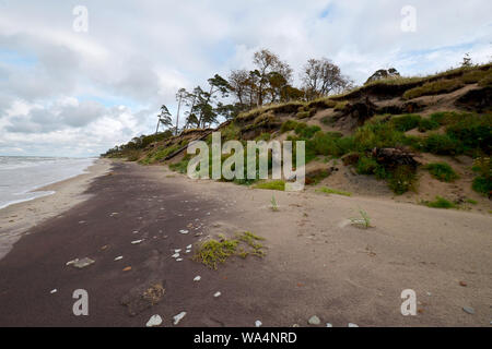 Amber Coast an der Ostsee in der Nähe von Liepaja in Lettland, Europa Stockfoto