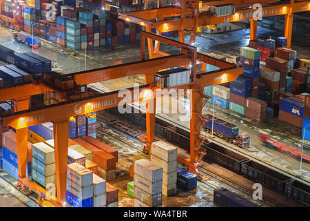 Huangpu Port in der Provinz Guangdong Stockfoto