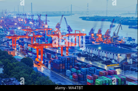 Huangpu Port in der Provinz Guangdong Stockfoto