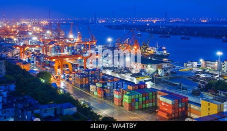 Huangpu Port in der Provinz Guangdong Stockfoto