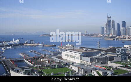 Olympisches Segelzentrum Qingdao Stockfoto