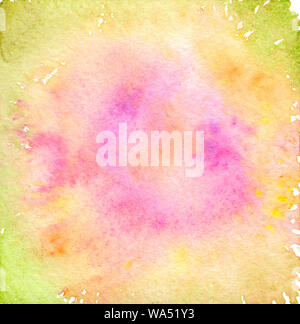 Abstrakte bunte Aquarell Hintergrund Stockfoto