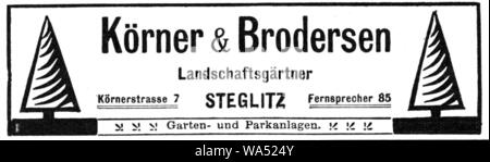 Die Woche 1904-10-15 S. X Körner & Brodersen. Stockfoto