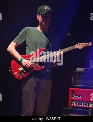 MIAMI BEACH, FL - 16. August: Brendan Bayliss von Umphrey's McGee führt im Fillmore am 16. August, 2019 in Miami Beach, Florida. Kredit mpi04/MediaPunch Stockfoto