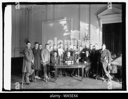 Behinderte Soldaten im Capitol, 2-16-22 Stockfoto