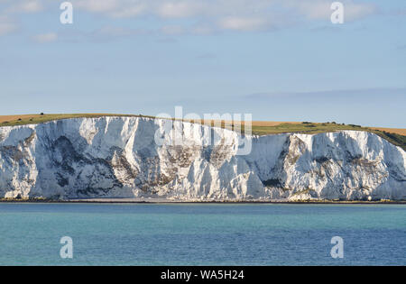 Kreidefelsen in der Nähe von Dover; Südküste Englands Stockfoto