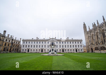 Ansicht des King's College der Universität Cambridge. Stockfoto