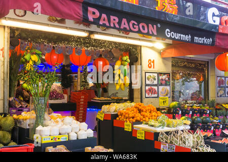 Paris Olympiades - asiatische Gemeinschaft Bezirk im 13. arrondissement von Paris, Frankreich, Europa. Stockfoto