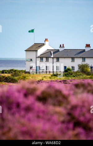 Coast Guard Cottages Dunwich Heath Stockfoto