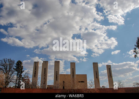 Das Apartheid Museum in Johannesburg, Südafrika Stockfoto