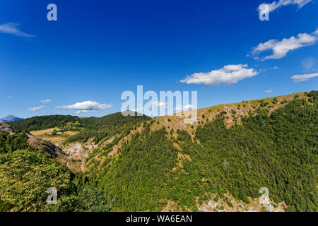 Panoramablick von Gubbio, Umbrien, Italien Stockfoto