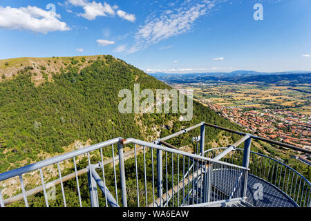 Panoramablick von Gubbio, Umbrien, Italien Stockfoto