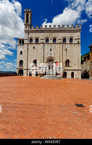 Palazzo dei Consoli, Gubbio, Umbrien, Italien Stockfoto