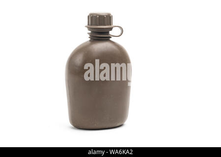 Ein grüner Kunststoff Wasser bootle Stockfoto