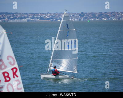 Sheerness, Kent, Großbritannien. 18 August, 2019. UK Wetter: ein sonniger Nachmittag in Sheerness, Kent. Credit: James Bell/Alamy leben Nachrichten Stockfoto