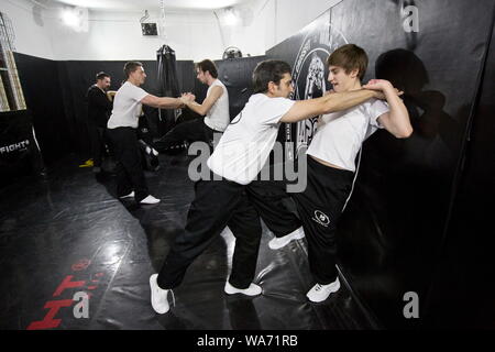 KRAV MAGA IN PARIS Stockfoto