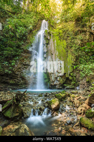 La Catarata de la llorona Wasserfall im Corcovado Nationalpark in Costa Rica Stockfoto