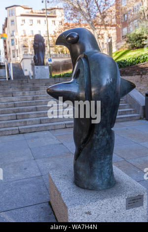 Mère Ubu, von Joan Miro, Open Air Skulptur Museum am Paseo de la Castellana, Madrid, Spanien Stockfoto