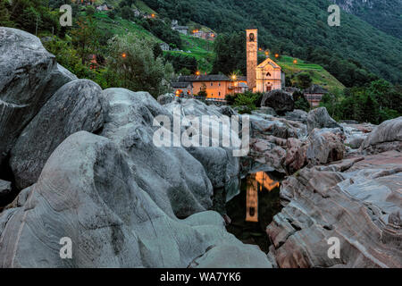 Lavertezzo, Tessin, Schweiz, Europa Stockfoto