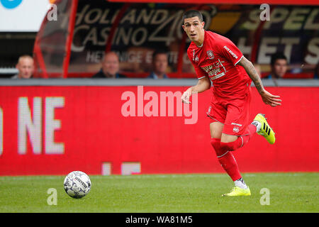 ENSCHEDE, 18-08-2019, Stadion de Grolsch Veste, Saison 2019 / 2020, der niederländischen Eredivisie, FC Twente player Aitor während des Spiels FC Twente - RKC Waalwijk. Stockfoto