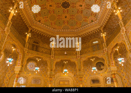 Portugal Porto Porto Palacio da Bolsa Rua Ferreira Borges Börse 1842 Tribunal do Commercio kommerzielle Tribunal 1001 Zimmer Detail Stockfoto