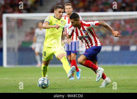 Atletico de Madrid Vitolo Machin in Aktion während der spanischen La Liga Match zwischen Atletico de Madrid und Getafe CF Wanda Metropolitano Stadion. Stockfoto