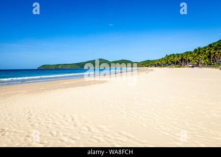 Nacpan Beach, El Nido, Palawan, Philippinen Stockfoto