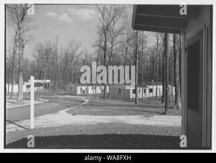 Calvert Häuser, College Park, Maryland. Stockfoto