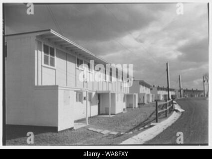 Calvert Häuser, College Park, Maryland. Stockfoto