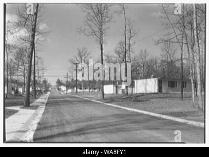 Calvert Häuser, College Park, Maryland. Stockfoto