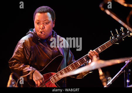 Meshell Ndegeocello, Jazz und Funk Bassist Stockfoto