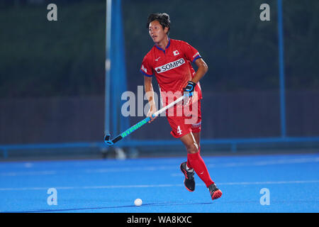 Genki Mitani (JPN), 17. August 2019 - Hockey: Ständig bereit Tokio Hockey zwischen Neuseeland 4-3 Japan an Oi Hockey Stadion südlich Pitch, Tokio, Japan. (Foto von YUTAKA/LBA SPORT) Stockfoto