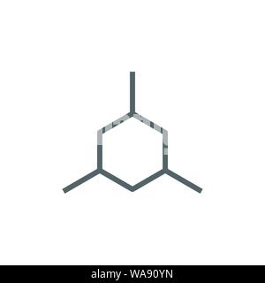 Honeycomb lineare Symbol. Bioengineering. Dünne Linie Abbildung. Kontur Symbol. Vector Illustration auf weißen isoliert Stock Vektor