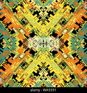 Farbenfrohe abstrakte Polygone, Linien und geometrischen Hintergrund Vector Illustration Stock Vektor