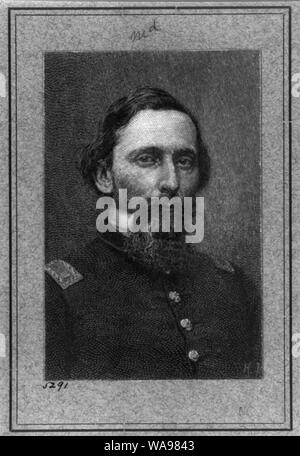 Charles Sidney Wickler, 1829-1862, Kopf und Schultern, nach rechts, in der Uniform. Brig. Gen. von Md. Stockfoto