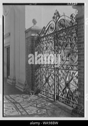 Charleston Schmiedearbeiten details, Charleston, South Carolina. Stockfoto