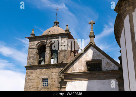 Portugal Vila Nova de Gaia Mosteiro da Serra do Pilar Kloster Rundschreiben Kirche 1672 Eingang Kasernen strategische Position Glockenturm Stockfoto